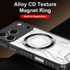 Shockproof Clear Armor Case For iPhone 17 Pro Max 16 15 14 13 Pro Max Magnetic Metal Ring Hybrid TPU+PC Phone Bumper Cover