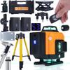 Poziomica Laserowa Orange Tiger ROT16L – 16 Linii Laserowych | Statyw 43-120 Cm Z Pokrowcem | Suwmiarka Elektroniczna W Etui