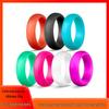 5.7mm Wide Solid Color Silicone Ring: Women's Euro-American Style