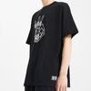 Li Ning T Shirts Men's Black Crew Neck Moderate Straight Fit AHSQ487-1