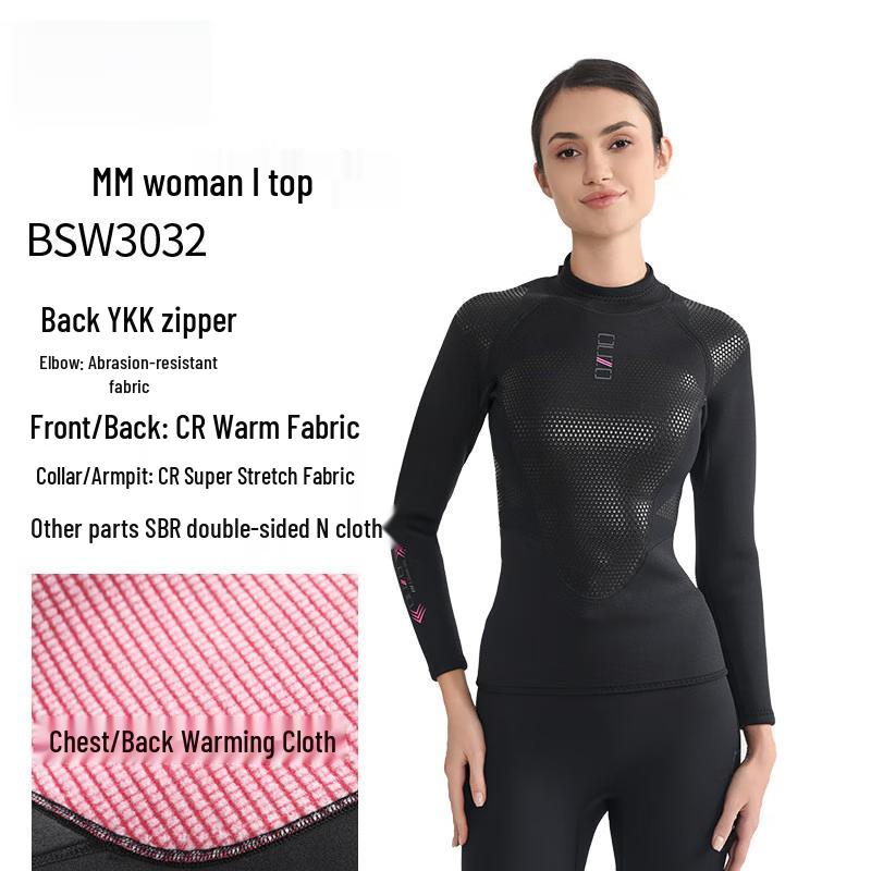 

WEZHO 3mm Women s One-Piece Wetsuit