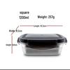 304 Stainless Steel Rectangular Food Storage Container Set