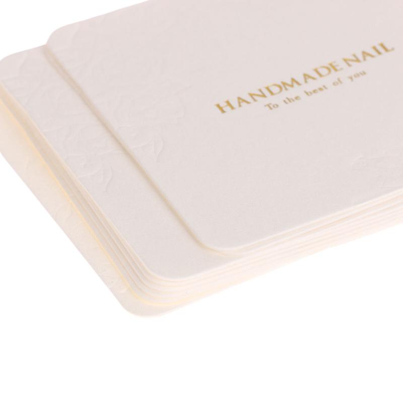 10 Blätter Press-On Nagel Verpackungsdisplay Handgefertigtes Falschnagel Design Farbmusterkarte Maniküre Proben-Display Salon