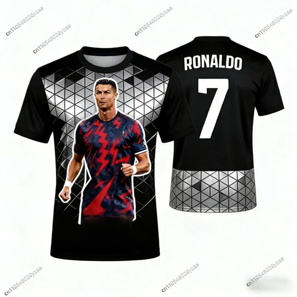 New Men Jersey Ronaldo # 7 Special Edition Football Jersey for Men Women Kids Commemorative Soccer Shirt Quick Dry Sportswear