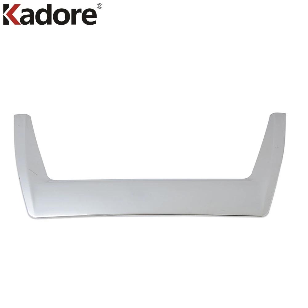 For Toyota Voxy Noah R80 2017 2018 ABS Chrome Car Rear Trunk Lid Cover Trim Rear Door Tailgate License Plate Frame Accessories