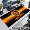 Custom Name Text Mouse Pad Hull City Personalized Desk Pad For Work And Gaming