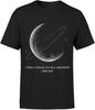 T-shirt Cosmos Planet Slogan Minimalist Astronaut Space Men's L