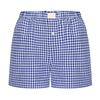 Women's High Waisted Casual Elastic Loose Retro Checkered Shorts