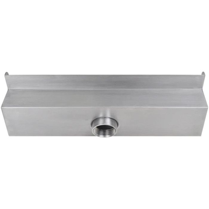 VidaXL Rectangular Water Blade for Swimming Pool Pond Garden Stainless Steel 45cm 41666