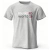Unisexs Music World Printed Tshirt Cotton Oversized Classic Funny Graphic Tees For Unisex Unisex Summer Tops