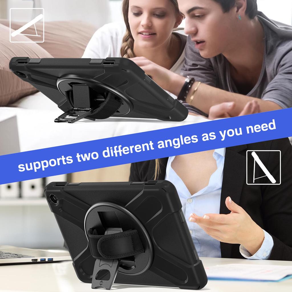 2023 Kindle Fire HD 10 Anti-Drop 3-in-1 Silicone Protective Case