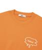 FALLETT Brush Logo Sweatshirt Orange
