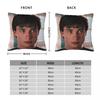 Federa per Cuscino Quadrato Tom Welling Attore Poliestere Lino Velluto Fantasia Cerniera Decorativa Copricuscino per Auto