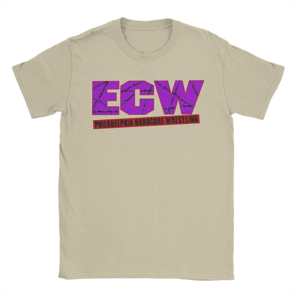 Ecw Hardcore Wrestling TShirt Summer Cotton TShirts For Unisex Harajuku Pattern Tee Shirt ShortSleeve Streetwear Top Tees
