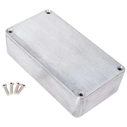 Ahvqevn 5-Piece Guitar Effect Pedal Aluminum Stompbox Enclosure for DIY Guitar Pedal Kit 1590B