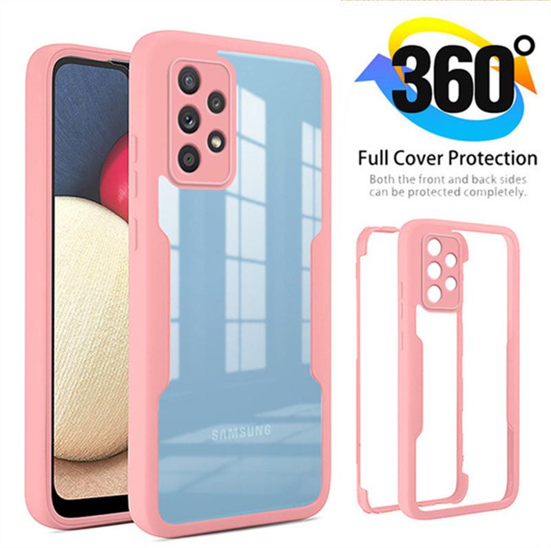 360 Full Body Front Back Protection Case for Samsung Galaxy A53 A55 A54 5G A35 A23 A13 A52 A15 A32 Clear Shockproof Cover Capa
