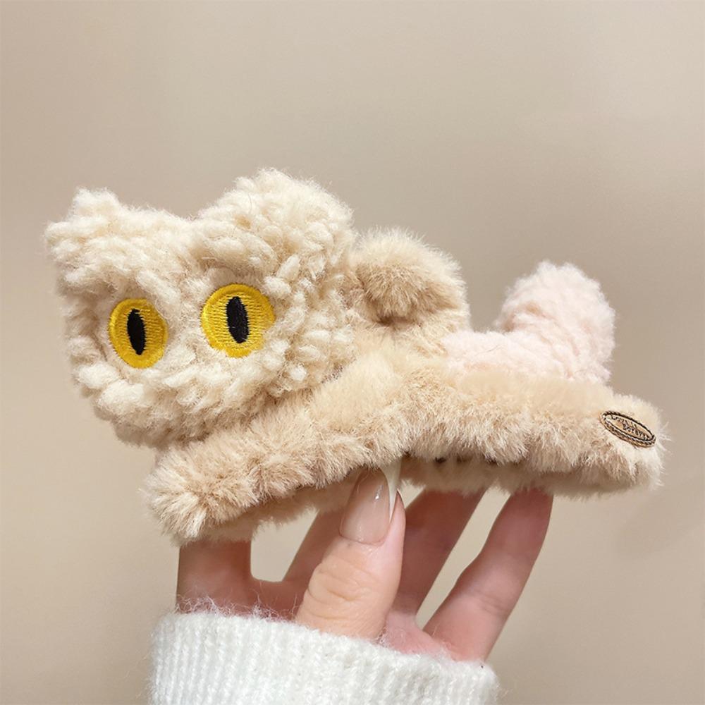 kitten Cat Hair Clip Grab Clip Cute Hairpin Creative Plush Hair Claw  Daily