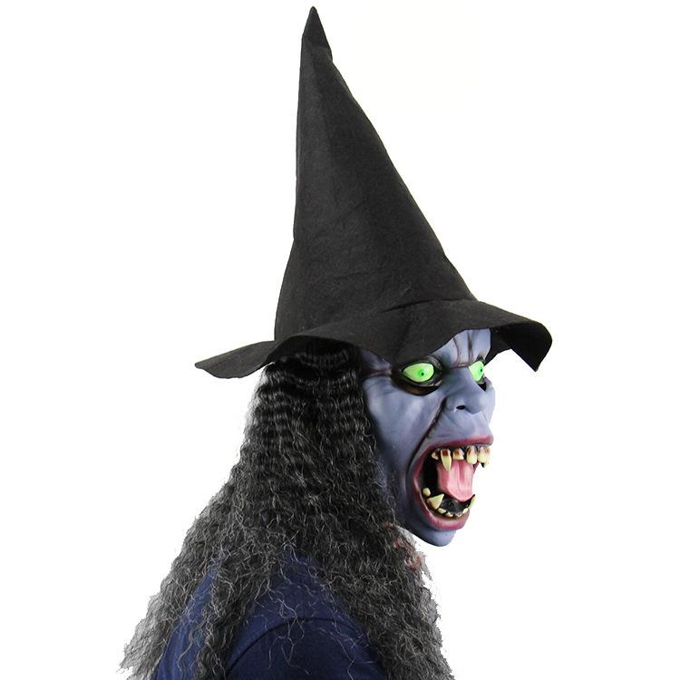 Halloween mörk häxa latexmask