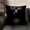 Anime DDeath NNote Cushion Cover Natural Linen Organic Fabric DoubleSided Printing Sofa Home Decor Gift Pillow Case
