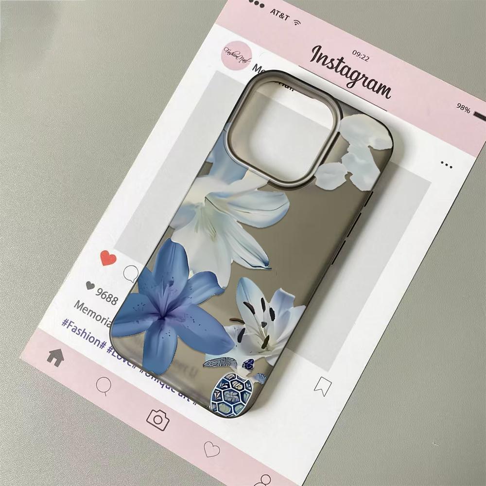 Floral Pattern Phone Case For IPhone 17 17 air 16 15 14 13 12 11 Pro Max Case 11 15 Plus Soft Shockproof Cover Case