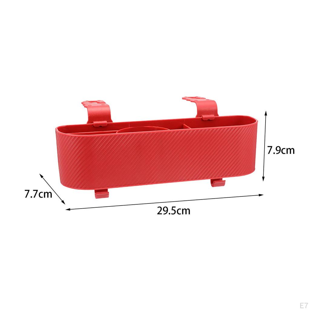 Car Back Seat Organiser with Headrest Hooks Universal Hanging Large Capacity Portable Tissue Holder