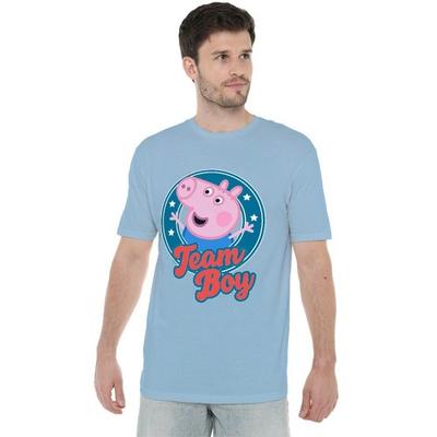 Peppa Pig Camiseta Unisex Adulto Team Boy George Pig Badge