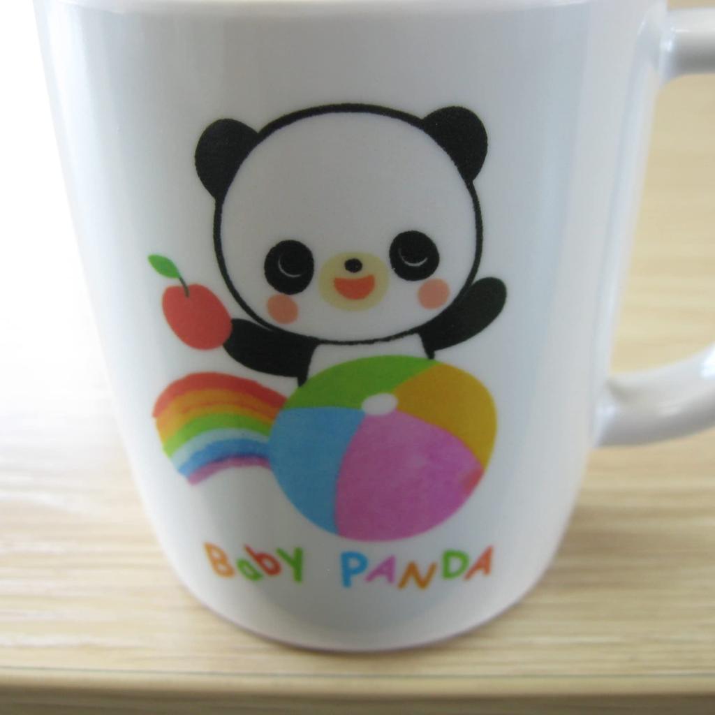 Nagao Unbreakable Baby Panda Dishwasher Made In Japan Children's Cup, 190ml, Design, Safe,