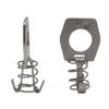 Hot Water Heater Cover Cam Lock Metal Door Latch Fastener Compatible for Cupboards RVs Trailer Camper Accessorie 2-Piece