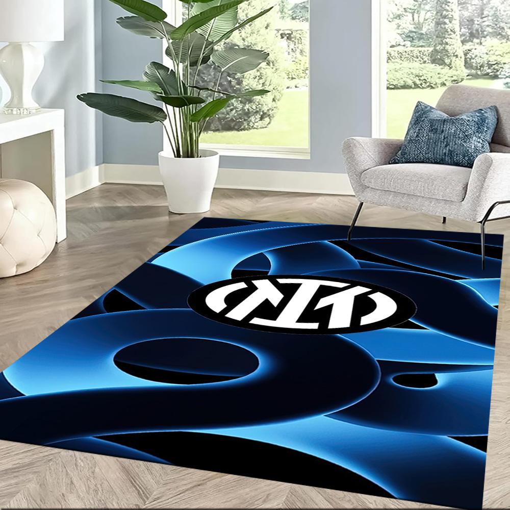Inter Milan Floor Mat Perfect For Decorate Room Living Rooms Bedrooms Playrooms Antislip Rug Anime Office Decor Birthdaychristmas Gift