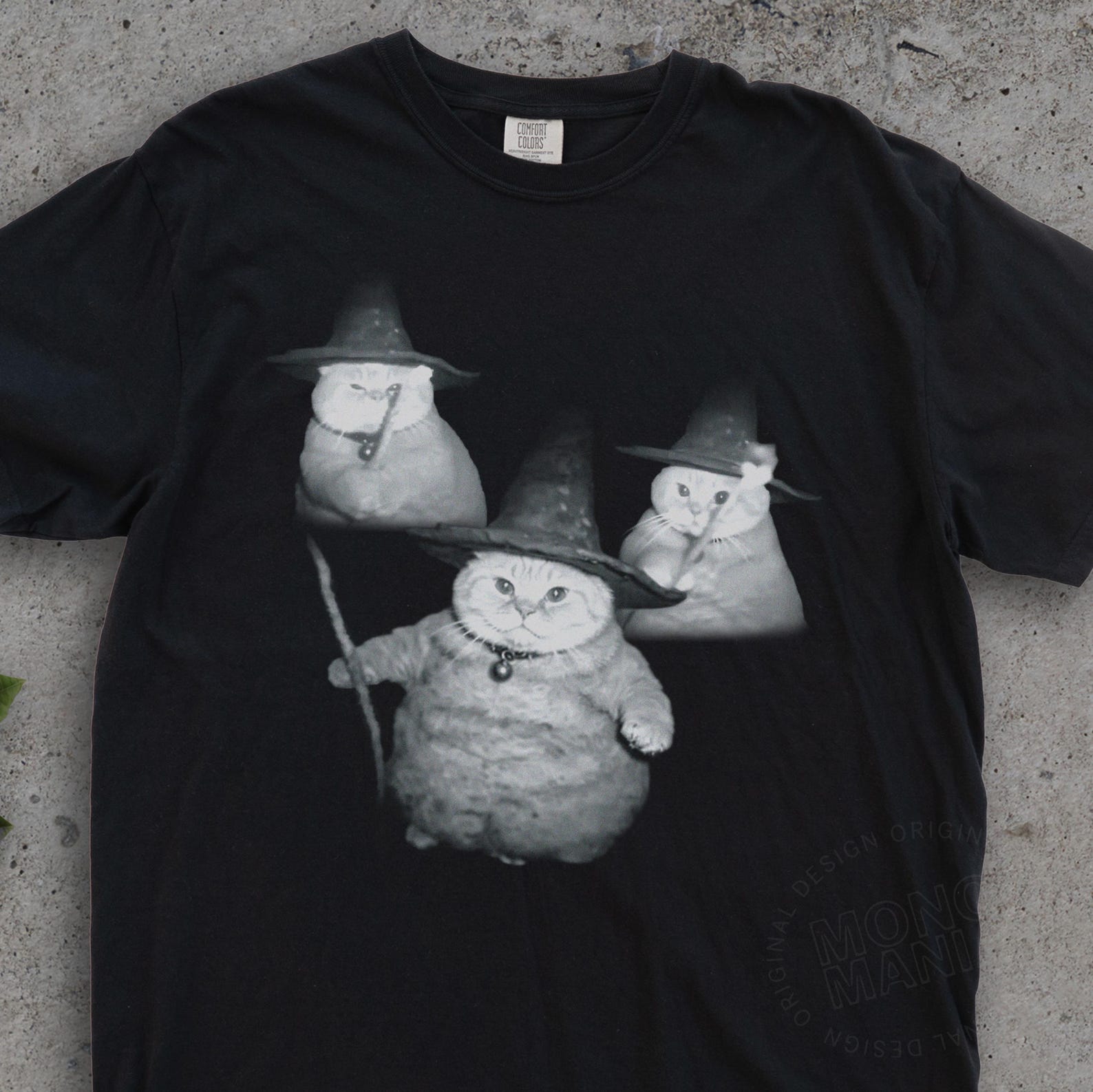 Wizard Kitten Vintage Shirt, Comfort Colors Witch Cat Halloween Shirt, Halloween Cat Shirt, Funny Meme Cringe Shirt, Spooky Cat Shirt 3XL