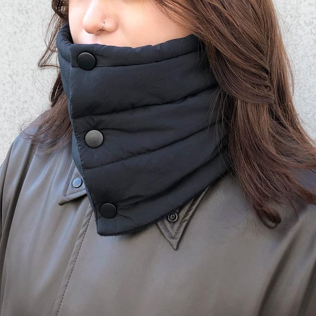 Basic Enchi Cordura Neck Made in Cold Weather and One Size Fits All Warmer, Japan, Protection, Men's Women's, (Black)