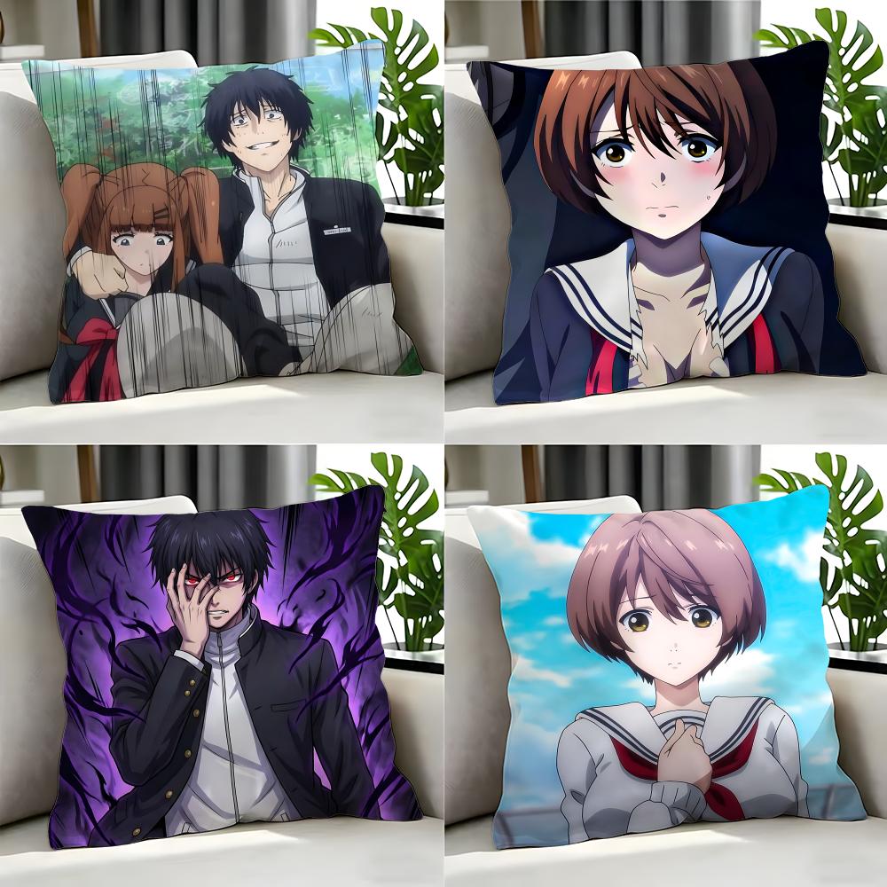 anime Tomodachi Game Cushion Cover Cushion Cover Set Pcs x x x Pillowcase Decorative Sofa Home Decor