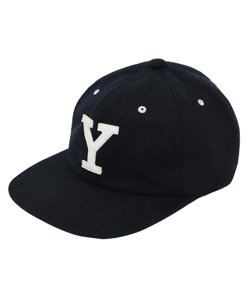Cappello con cinturino in lana e pelle YALE_Blu Navy