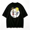 Modal Unisex Oversized Tshirt Beavis And Butthead Retro Cartoon Print Short Sleeve Hiphop Streetwear Casual Loose Tees