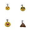 Cartoon Emoji Plüschschlüsselanhänger Mit PP Baumwolle Weichem Material Zur Dekoration Und Zum Verschenken