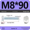 8.8 Grade Galvanized Hex Head Bolt, High-Strength M4-M30