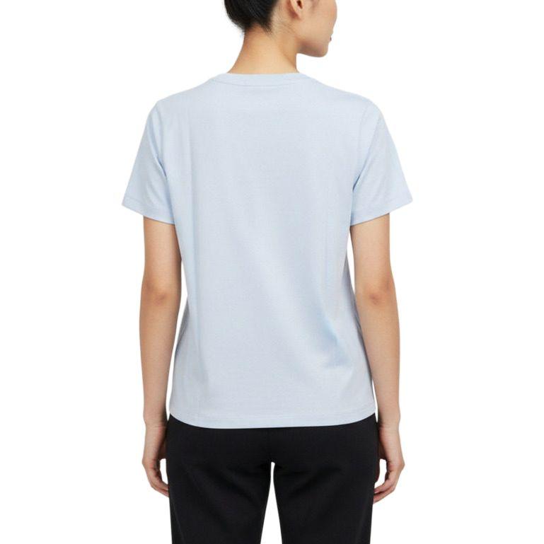 adidas T Shirts Women's Blue Crew Neck Moderate KS5325