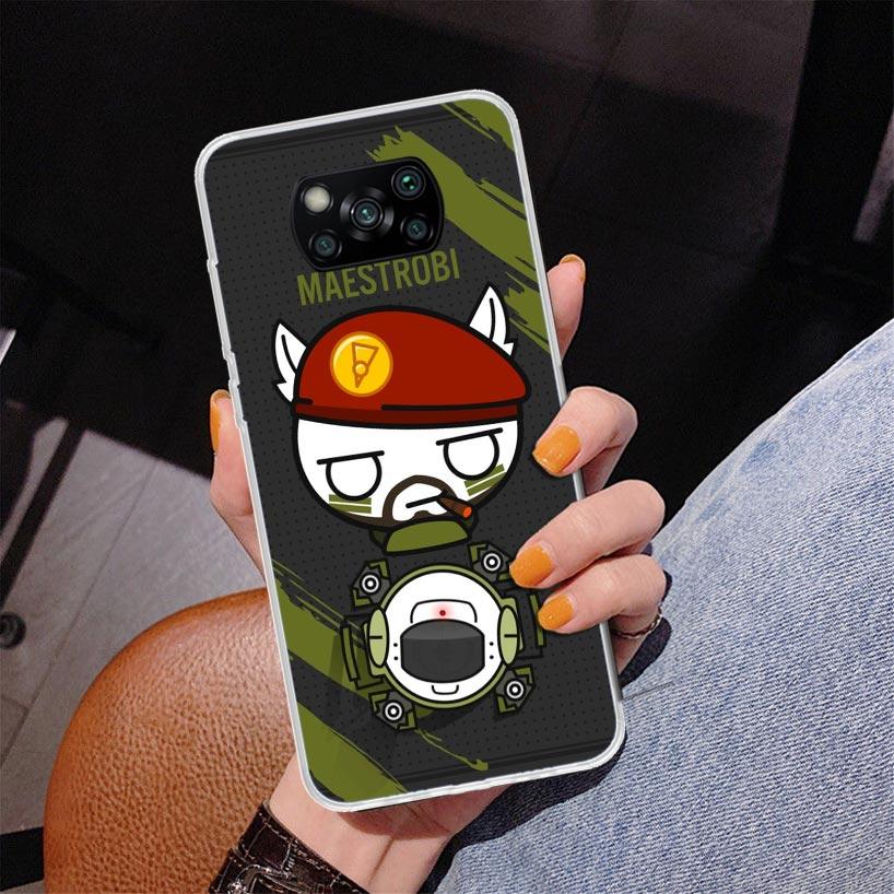 Game R-Rainbow-Six Siege Phone Case For Xiaomi Poco X7 X6 X5 Pro F7 Ultra Redmi 15C 15 13C 13 12C 12 10 10A 10C 9 9A 9C 9T Cover