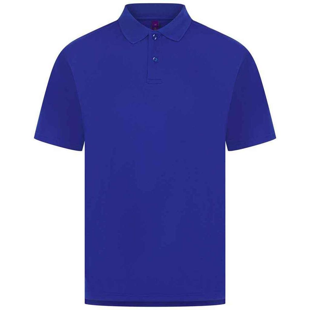 Henbury Mens CoolPlus Moisture Wicking Polo Shirt