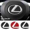 Auto-Lenkrad-Dekorationsaufkleber Kohlefaser-Emblem für F SPORT ES RX NX LS UX LM LX GX LC RZ IS CT GS RC HS SC TX