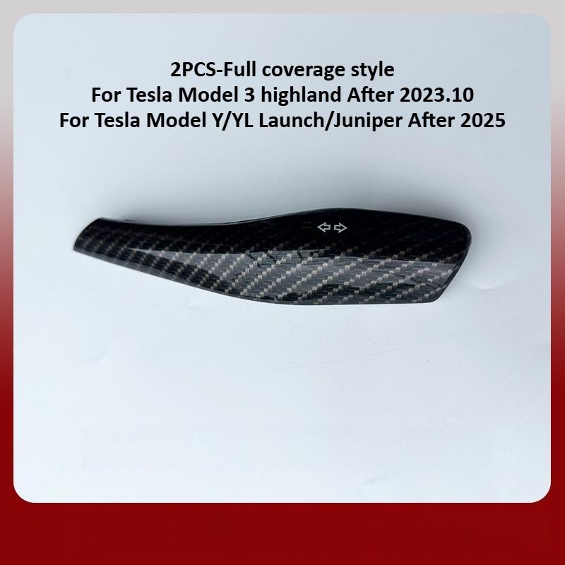 Steering Wheel Whift Protection Cover for Tesla Model 3 Model Y/YL Juniper 2025+ ABS Column Shift Knob Cover Car Accessories