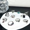 Original Design Nische High Sense Französischer Kalter Wind Persönlichkeit Emaille Offener Ring Zeigefingerring Damen