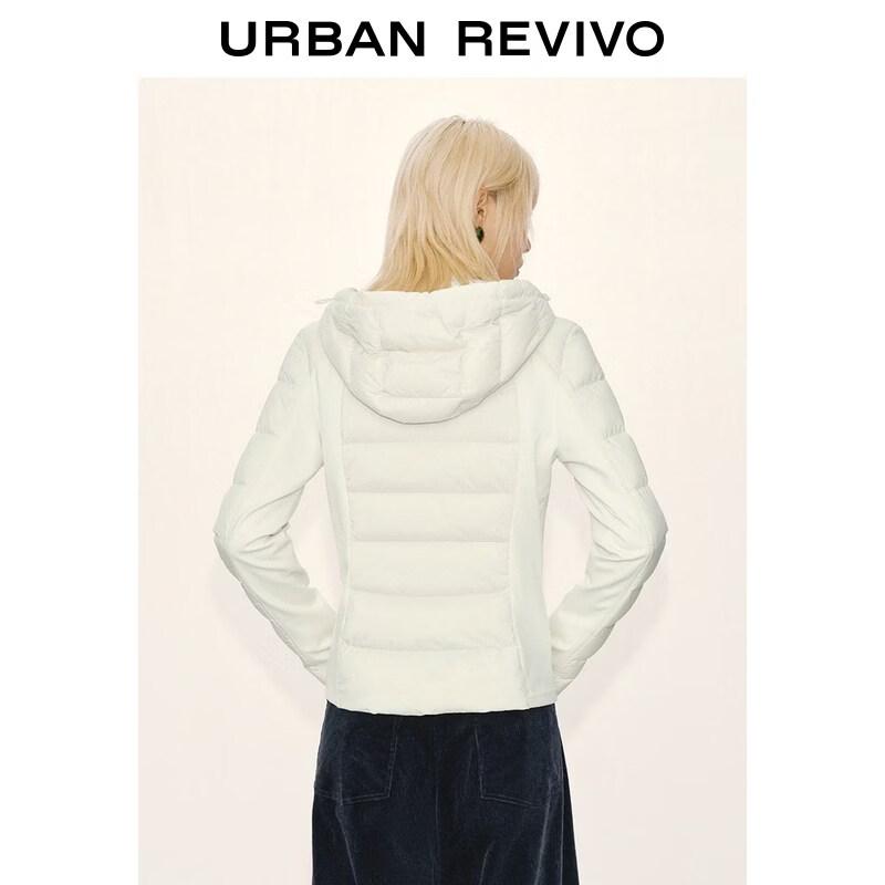 UR 2026 Spring Women's Casual Hooded Quilted Down Jacket