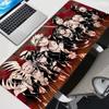 Anime Mouse Pad Naruto  Large Gamer Gaming Accessories Speed Keyboard Rubber Locking Edge Desk Mat Office Laptop mousepad