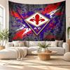 Fiorentina FC Wall Tapestry, Soft Fabric Wall Hanging, Decorative Backdrop For Bedroom Home Wall Art