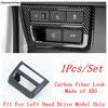 Head Lights Lamp Switch Button Panel Decoration Cover Trim For Hyundai Sonata 11th 2024 2025 Carbon Fiber Accessories Interior