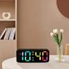 RGB Display Table Clock 12/24H Display Digital Alarm Clock Fashion Desktop Alarm Clock  Table
