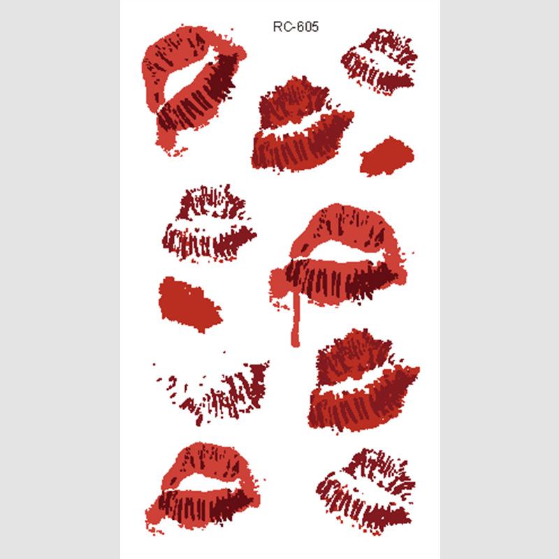 Halloween Temporary Horror Surgery Wound Scar Tattoo Stickers