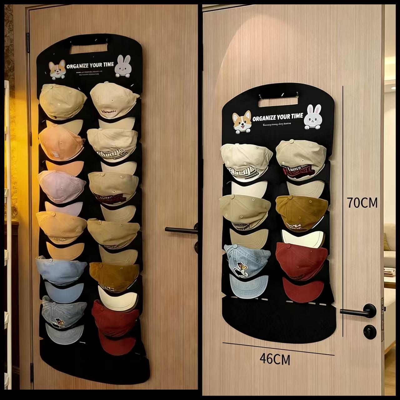 

New Hat Storage Felt Hanger Moisture-Proof Cap Organizer for Baseball Caps Bedroom Dorm Hat Storage Artifact