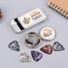 12/24Pcs Acoustic Electric Guitar Picks Plectrums Multifunction Celluloid With Metal Picks Collection Box For Guitar Lovers
